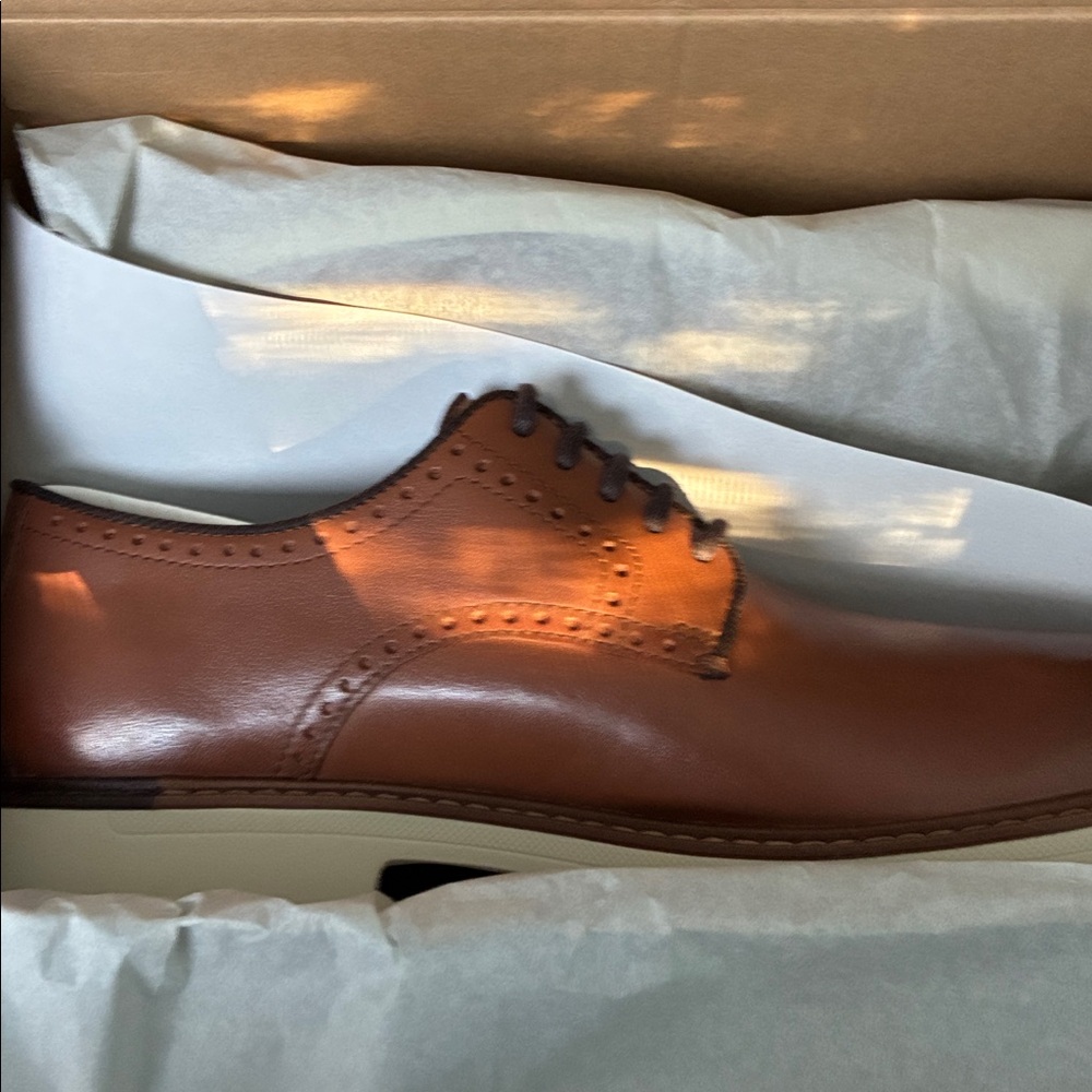 Cole Haan Men's Go-to Plain Toe Oxford British Tan - Picture 6 of 6